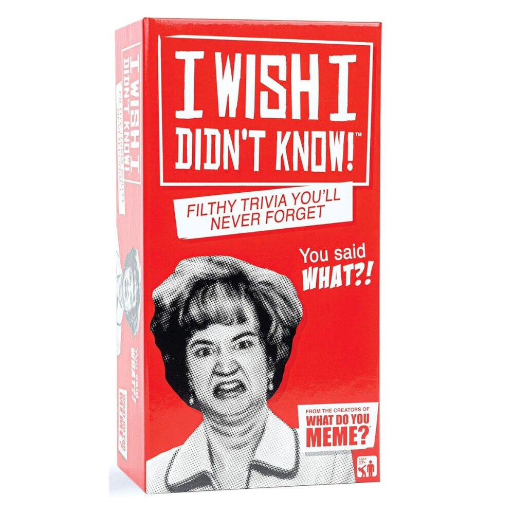 I Wish I Didn't Know! Trivia Game / Brand New